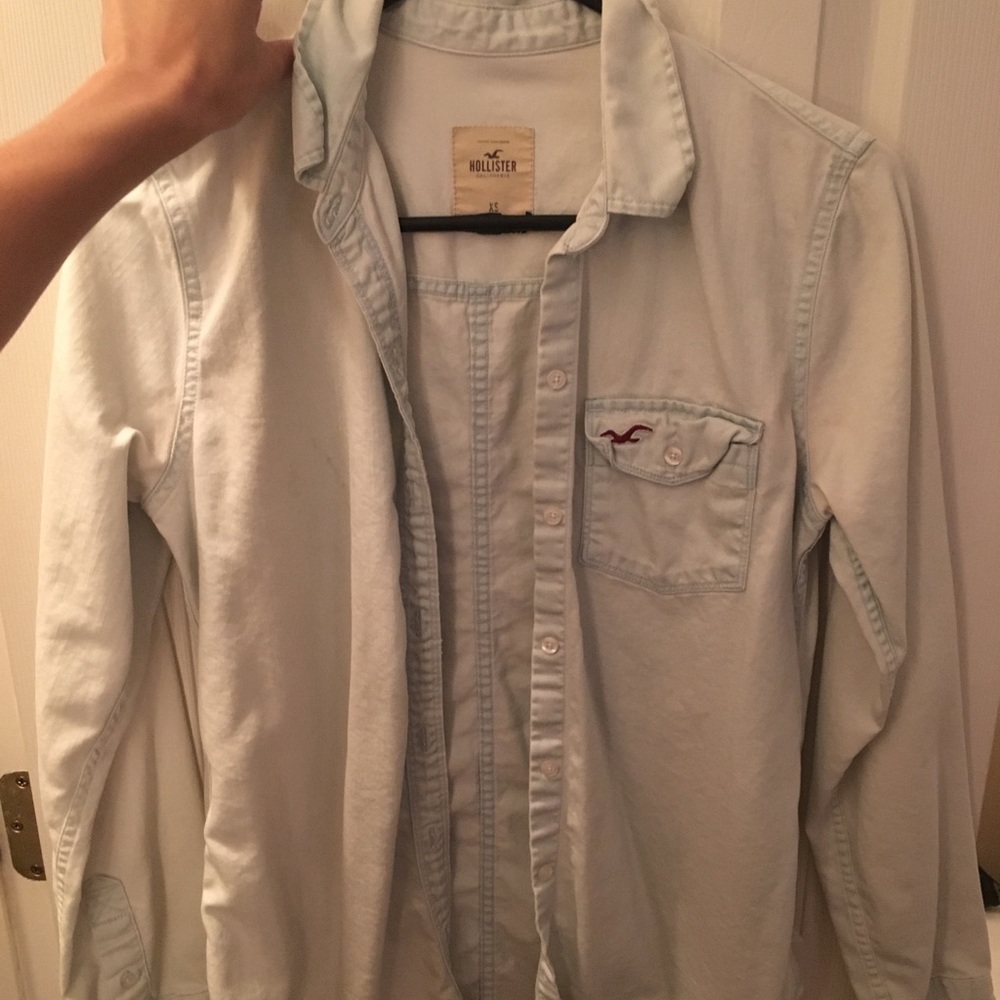 Denim button up , long sleeve